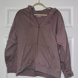 Hollister Lavender Hoodie with Zipper